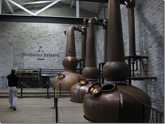 Woodford Reserve Distillery - copper stills